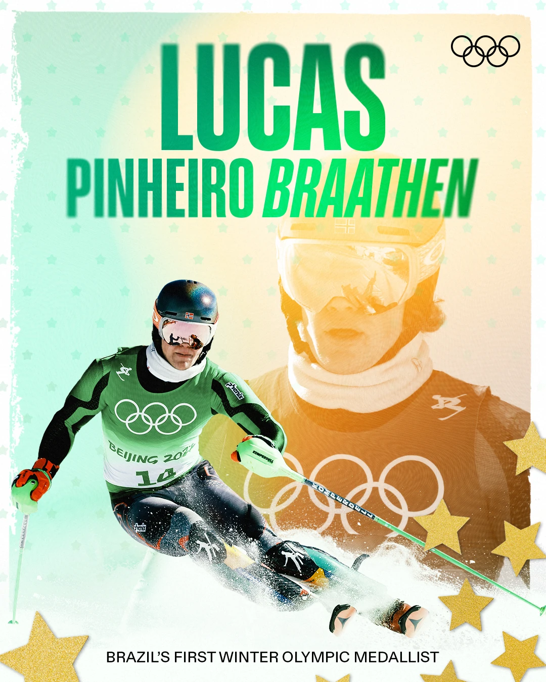 Olympics athlete victory post — piece 01